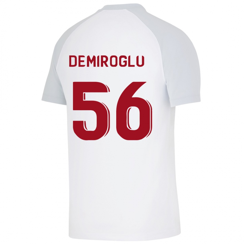 Női Baran Demiroğlu #56 Fehér Idegenbeli Jersey 2023/24 Mez Póló Ing
