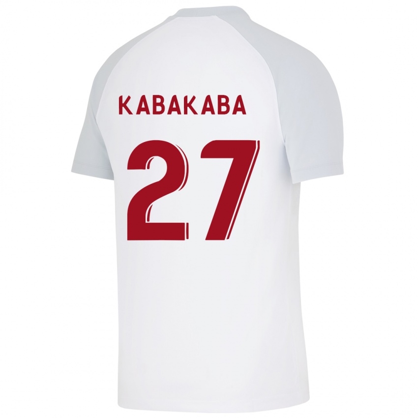 Női Naomie Kabakaba #27 Fehér Idegenbeli Jersey 2023/24 Mez Póló Ing