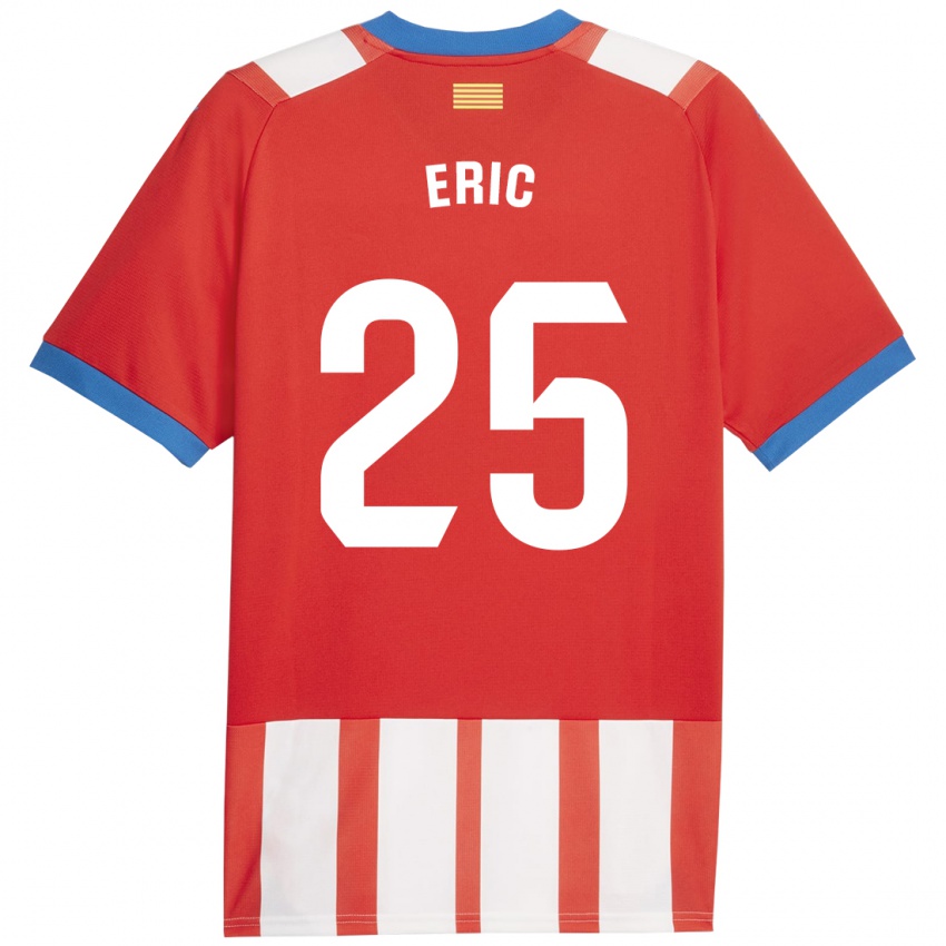 Gyermek Eric Garcia #25 Piros Fehér Hazai Jersey 2023/24 Mez Póló Ing