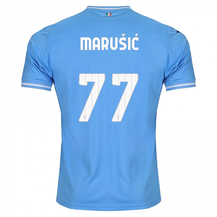 Férfi Adam Marusic #77 Kék Hazai Jersey 2023/24 Mez Póló Ing