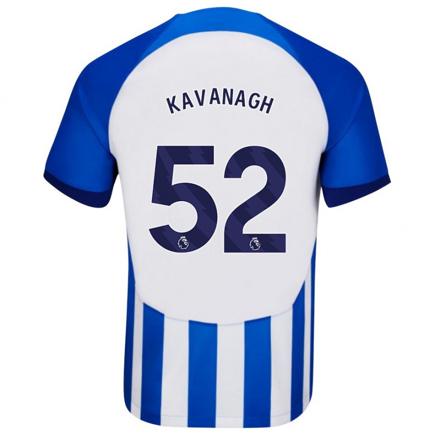 Férfi Leigh Kavanagh #52 Kék Hazai Jersey 2023/24 Mez Póló Ing