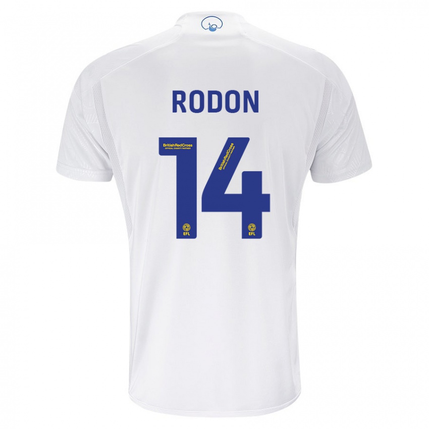 Férfi Joe Rodon #14 Fehér Hazai Jersey 2023/24 Mez Póló Ing