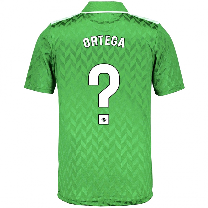 Férfi Jose Ortega #0 Zöld Idegenbeli Jersey 2023/24 Mez Póló Ing