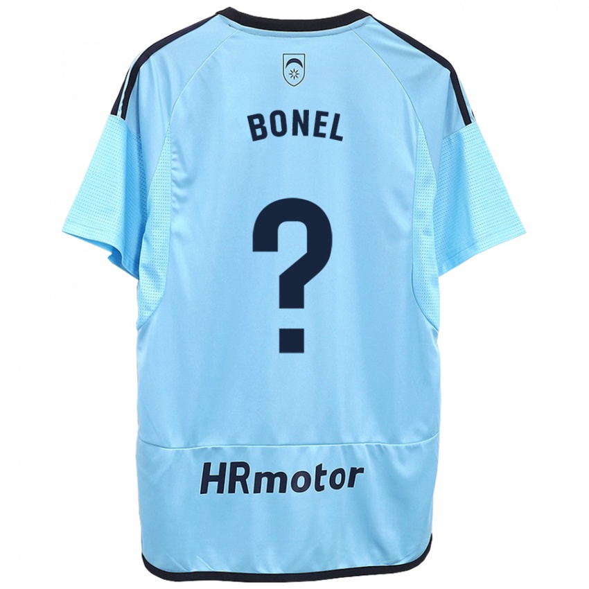 Férfi Aimar Bonel #0 Kék Idegenbeli Jersey 2023/24 Mez Póló Ing