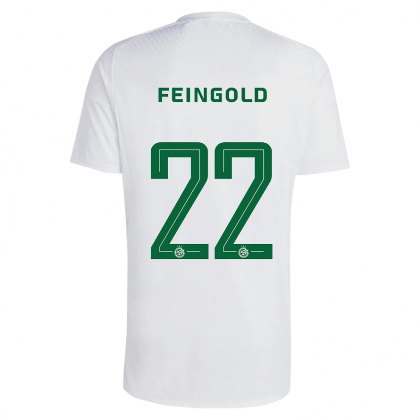 Férfi Ilay Feingold #22 Zöldes-Kék Idegenbeli Jersey 2023/24 Mez Póló Ing