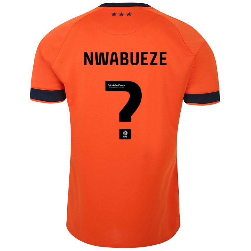 Férfi Jesse Nwabueze #0 Narancs Idegenbeli Jersey 2023/24 Mez Póló Ing