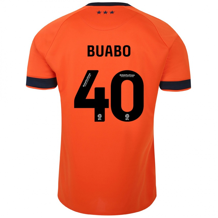 Férfi Gerard Buabo #40 Narancs Idegenbeli Jersey 2023/24 Mez Póló Ing