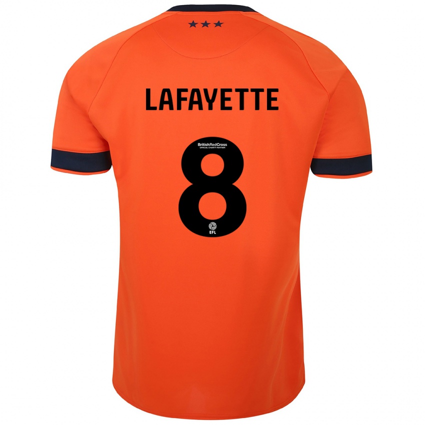 Férfi Abbie Lafayette #8 Narancs Idegenbeli Jersey 2023/24 Mez Póló Ing