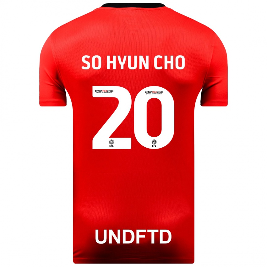 Női Cho So-Hyun #20 Piros Idegenbeli Jersey 2023/24 Mez Póló Ing