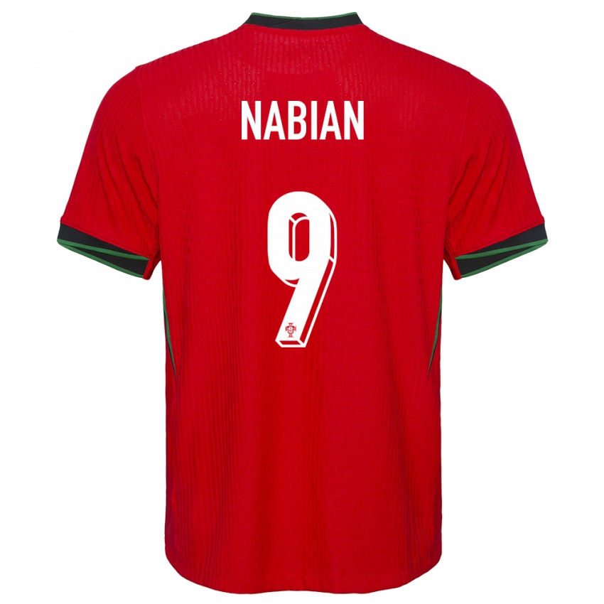 Férfi Portugália Herculano Nabian #9 Piros Hazai Jersey 24-26 Mez Póló Ing
