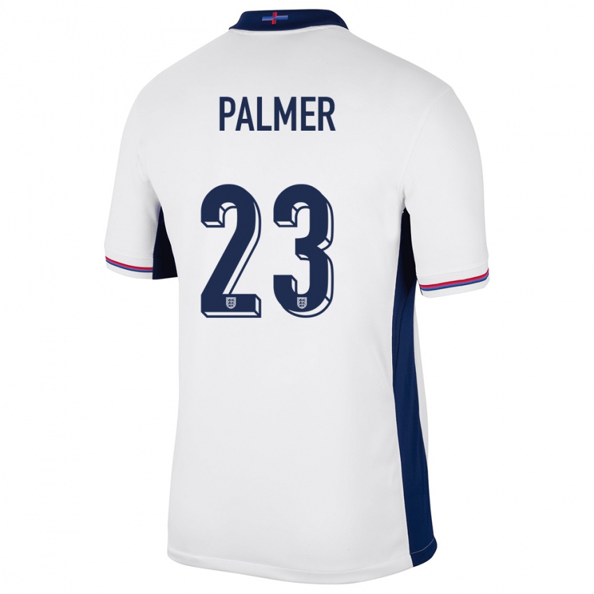 Férfi Anglia Cole Palmer #23 Fehér Hazai Jersey 24-26 Mez Póló Ing