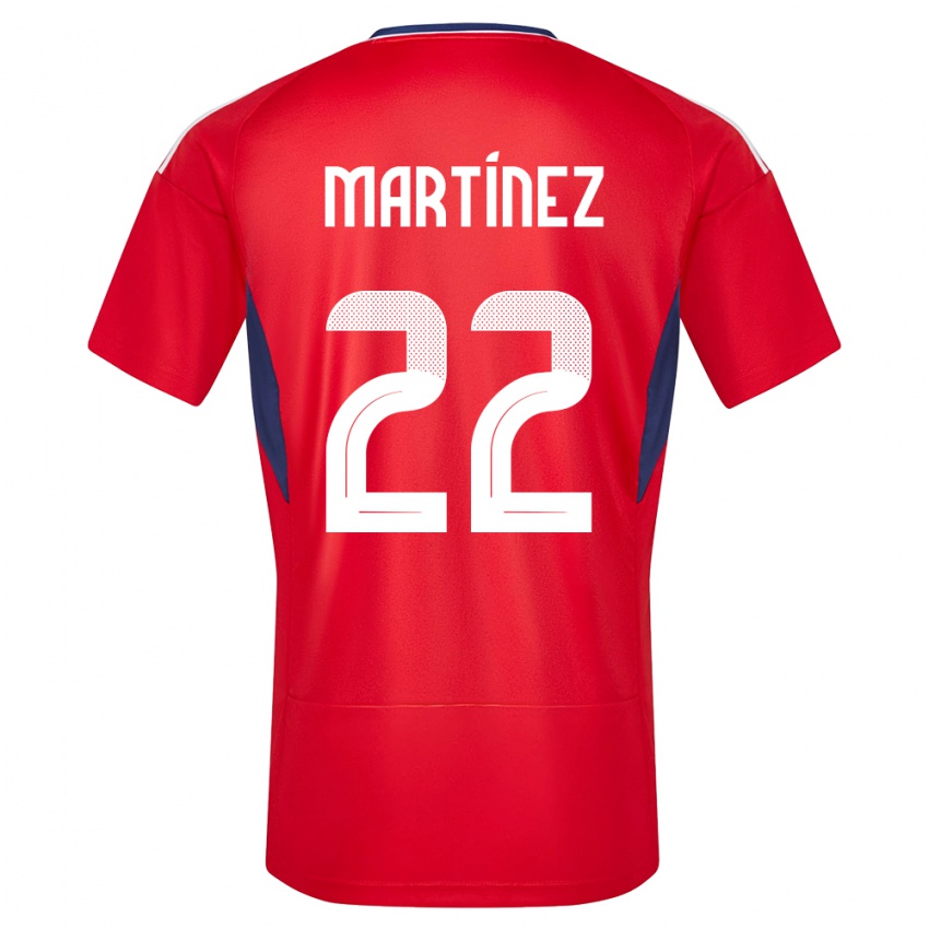 Férfi Costa Rica Carlos Martinez #22 Piros Hazai Jersey 24-26 Mez Póló Ing