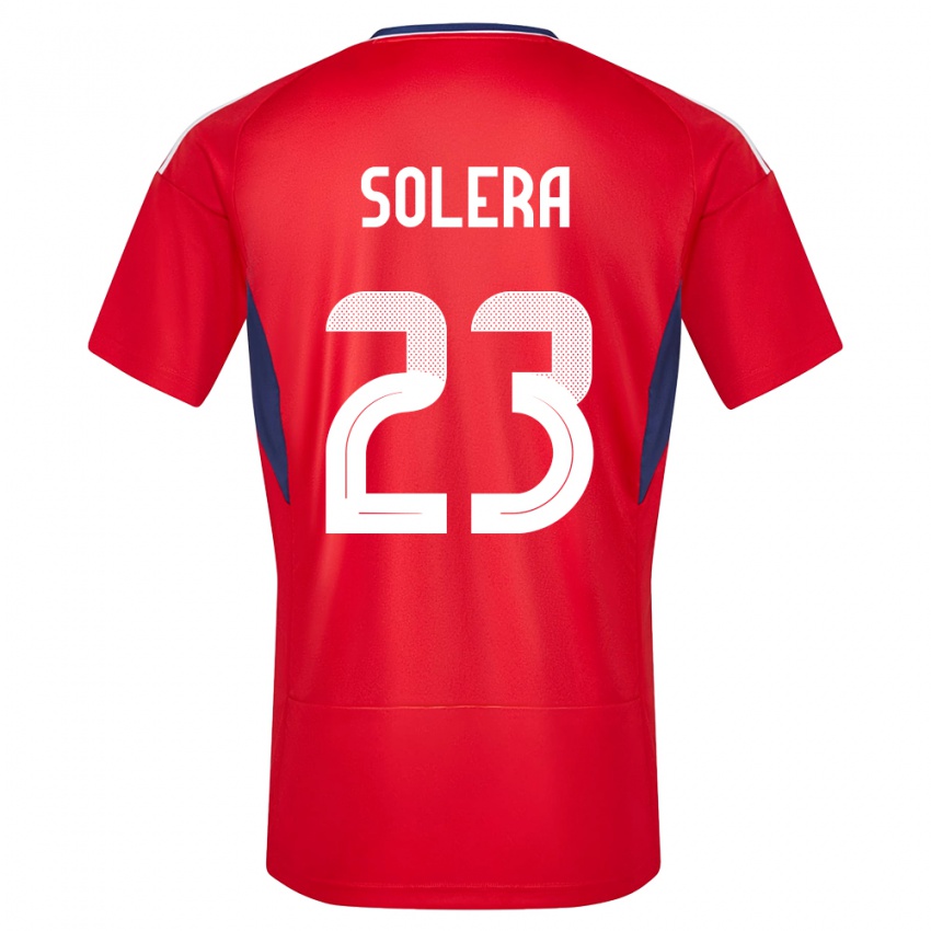 Férfi Costa Rica Daniela Solera #23 Piros Hazai Jersey 24-26 Mez Póló Ing