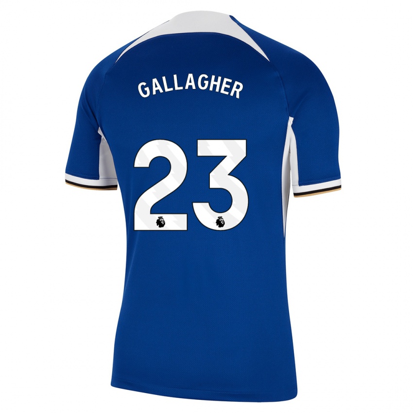 Gyermek Conor Gallagher #23 Kék Hazai Jersey 2023/24 Mez Póló Ing