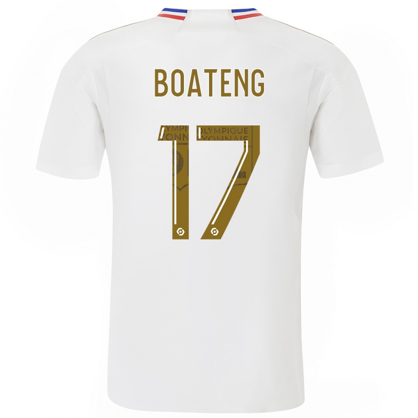 Gyermek Jerome Boateng #17 Fehér Hazai Jersey 2023/24 Mez Póló Ing