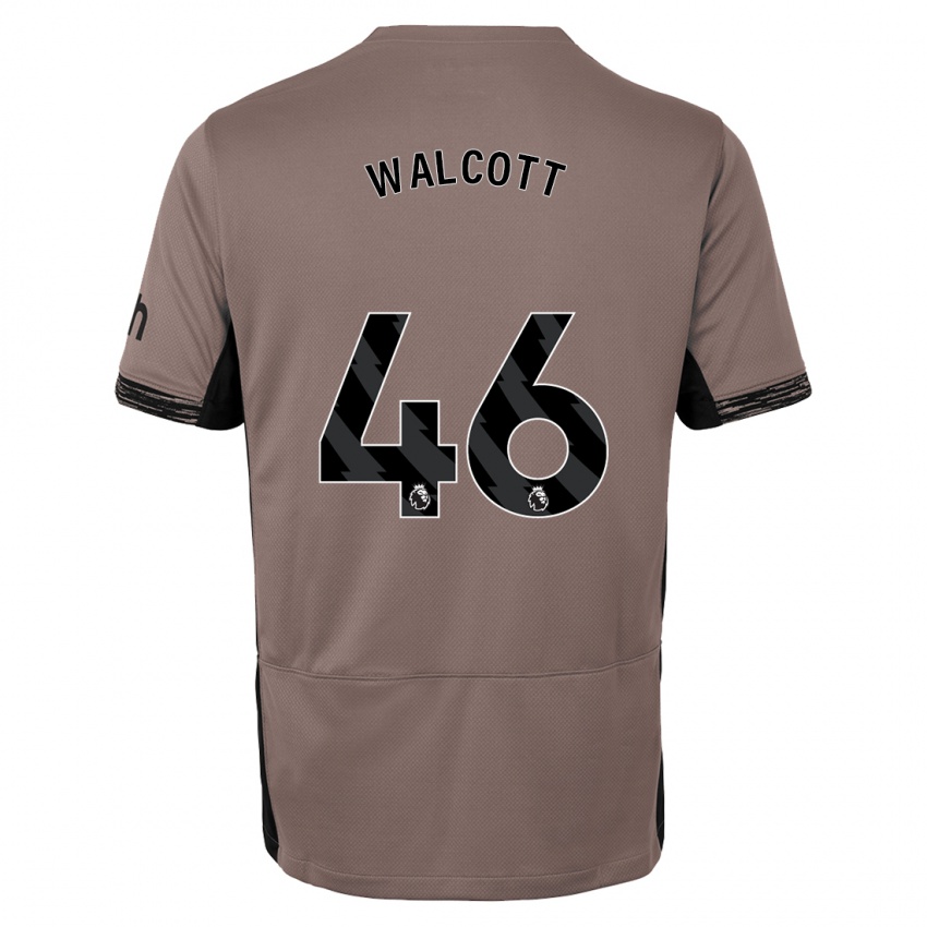 Gyermek Malachi Fagan Walcott #46 Sötét Bézs Harmadik Számú Jersey 2023/24 Mez Póló Ing