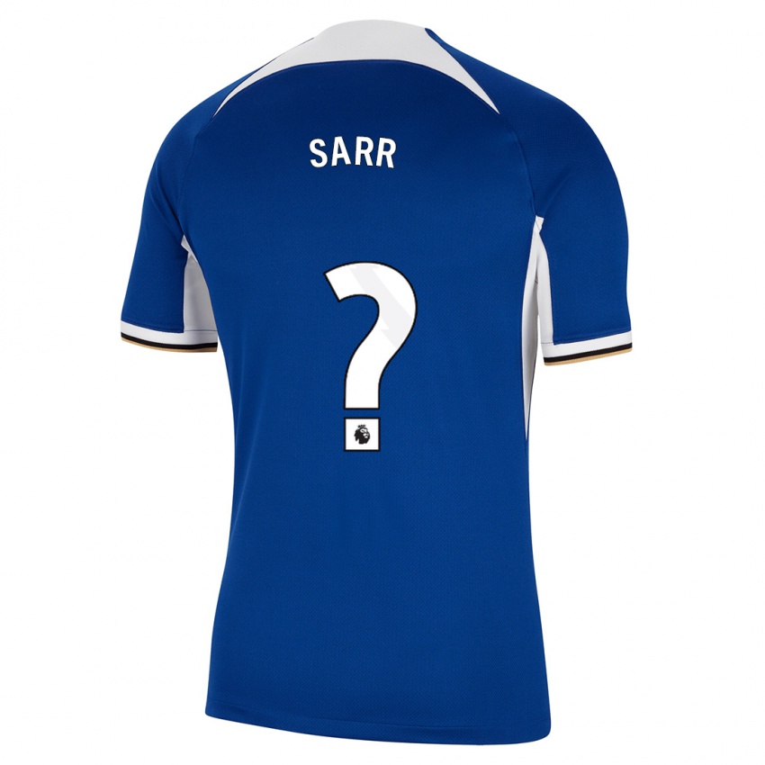 Férfi Malang Sarr #0 Kék Hazai Jersey 2023/24 Mez Póló Ing