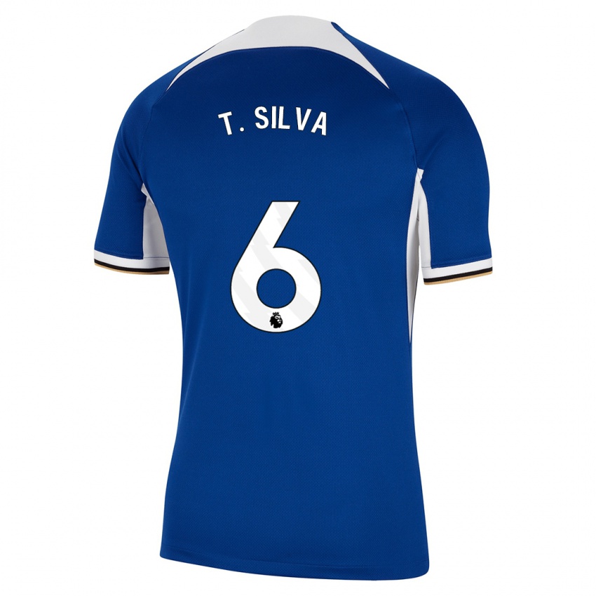 Férfi Thiago Silva #6 Kék Hazai Jersey 2023/24 Mez Póló Ing