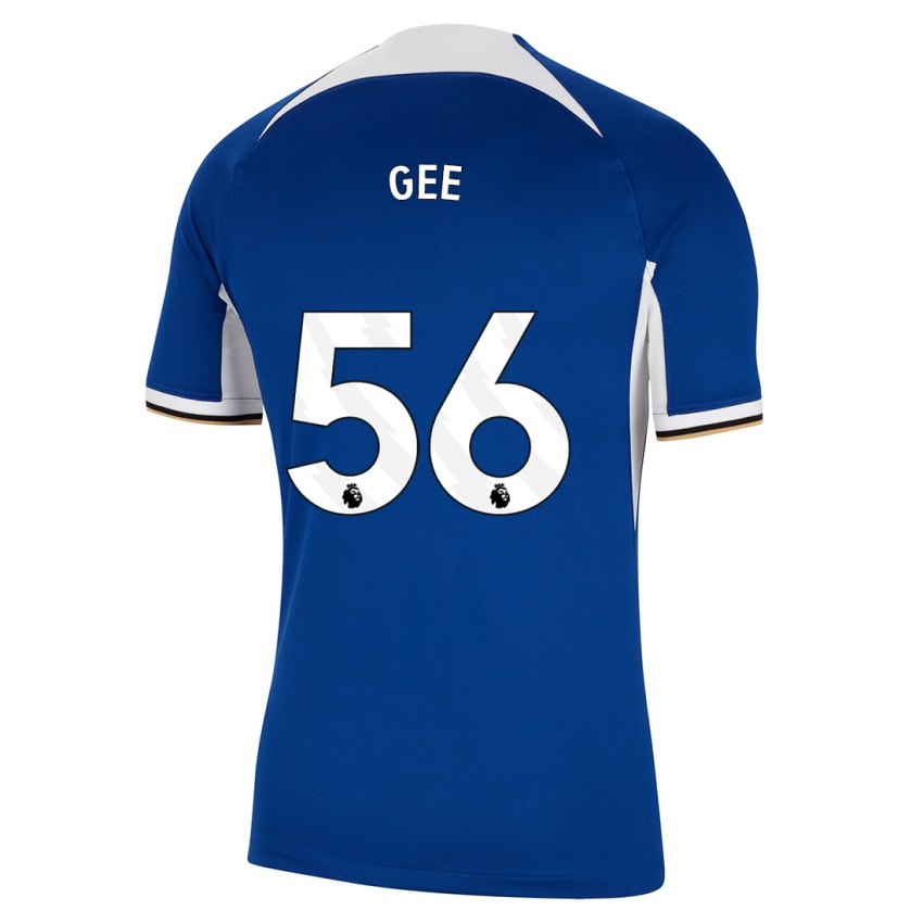 Férfi Billy Gee #56 Kék Hazai Jersey 2023/24 Mez Póló Ing