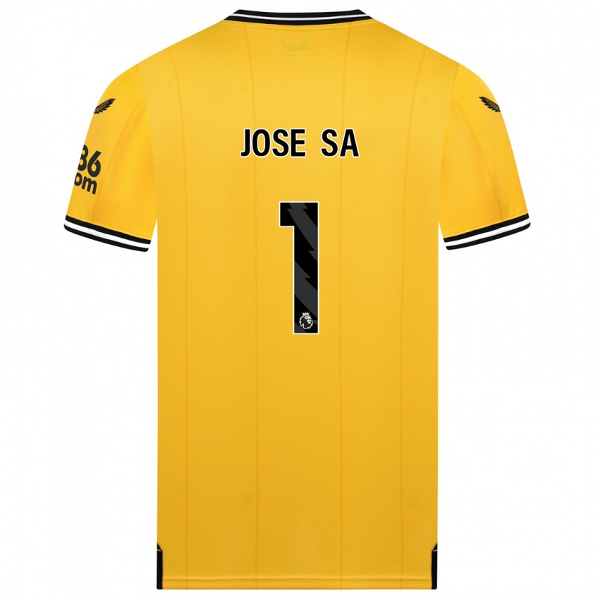 Férfi Jose Sa #1 Sárga Hazai Jersey 2023/24 Mez Póló Ing