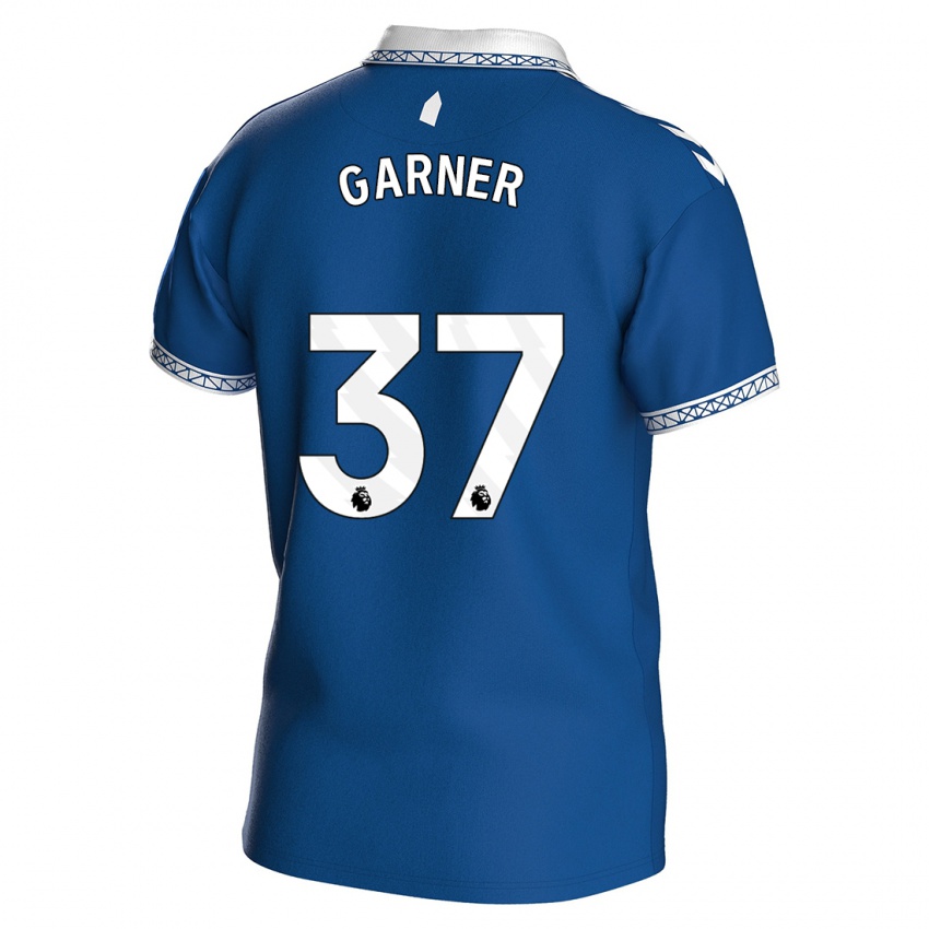 Férfi James Garner #37 Királykék Hazai Jersey 2023/24 Mez Póló Ing