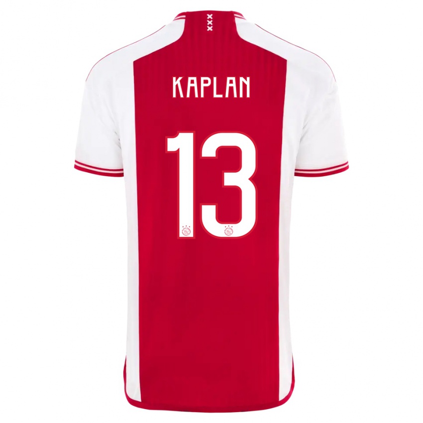 Férfi Ahmetcan Kaplan #13 Piros Fehér Hazai Jersey 2023/24 Mez Póló Ing