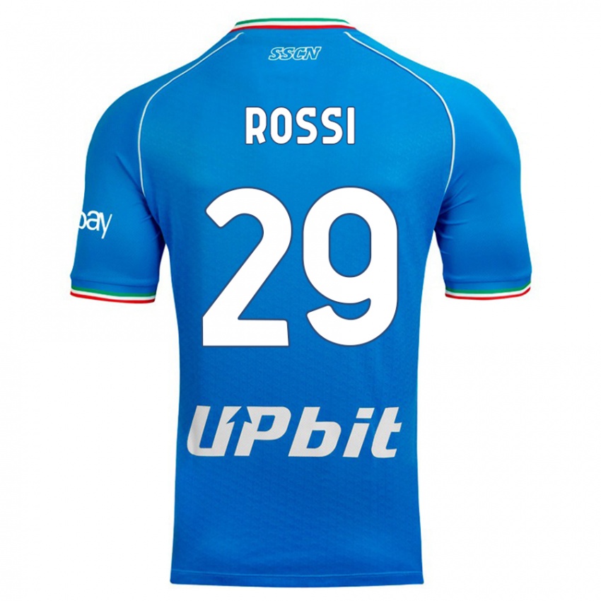 Férfi Francesco Rossi #29 Égszínkék Hazai Jersey 2023/24 Mez Póló Ing