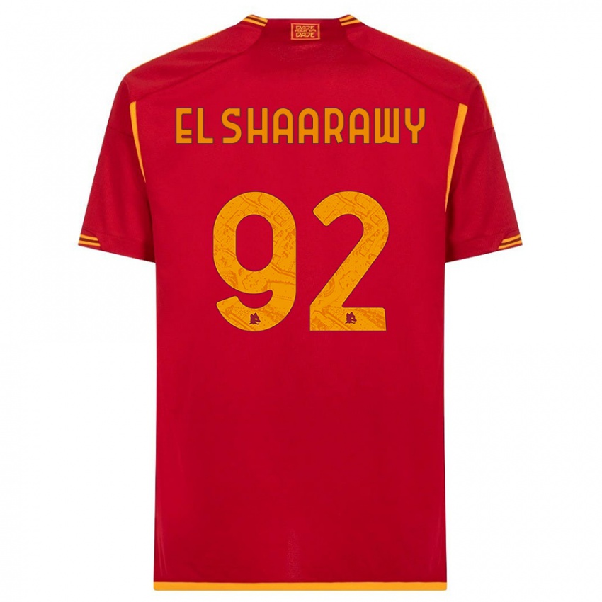 Férfi Stephan El Shaarawy #92 Piros Hazai Jersey 2023/24 Mez Póló Ing