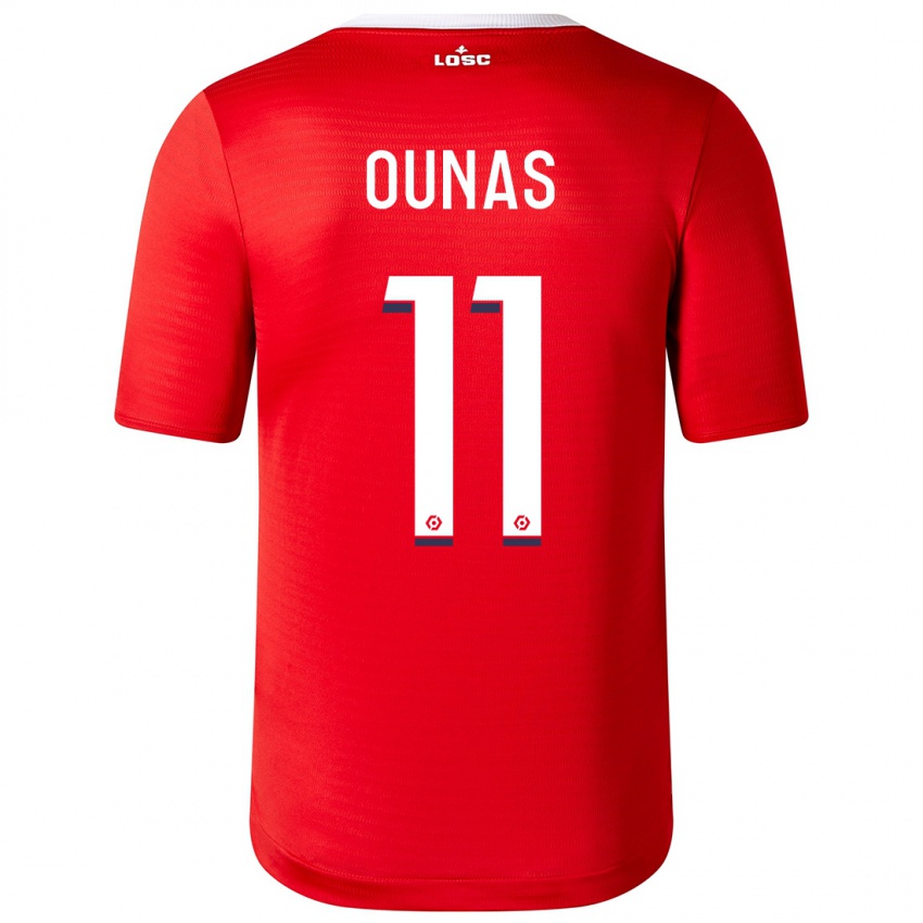 Férfi Adam Ounas #11 Piros Hazai Jersey 2023/24 Mez Póló Ing