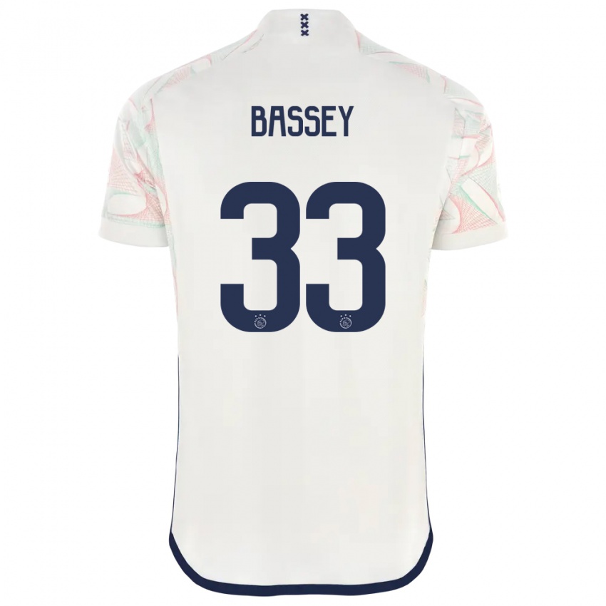 Férfi Calvin Bassey #33 Fehér Idegenbeli Jersey 2023/24 Mez Póló Ing