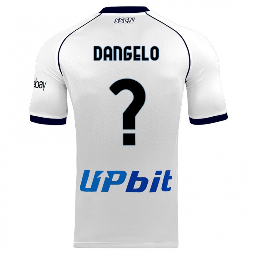 Férfi Raffaele Dangelo #0 Fehér Idegenbeli Jersey 2023/24 Mez Póló Ing