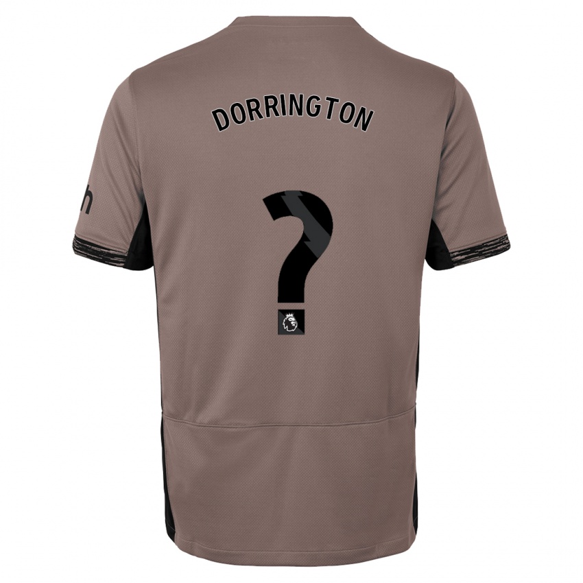 Férfi Alfie Dorrington #0 Sötét Bézs Harmadik Számú Jersey 2023/24 Mez Póló Ing