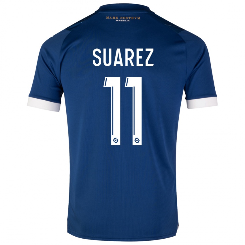 Női Luis Suarez #11 Sötétkék Idegenbeli Jersey 2023/24 Mez Póló Ing